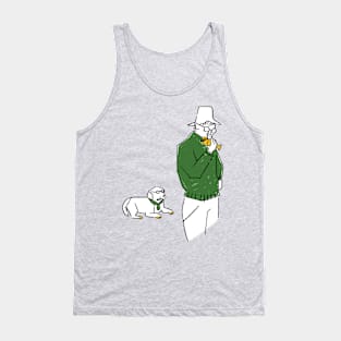 Doggy acts hungry Tank Top